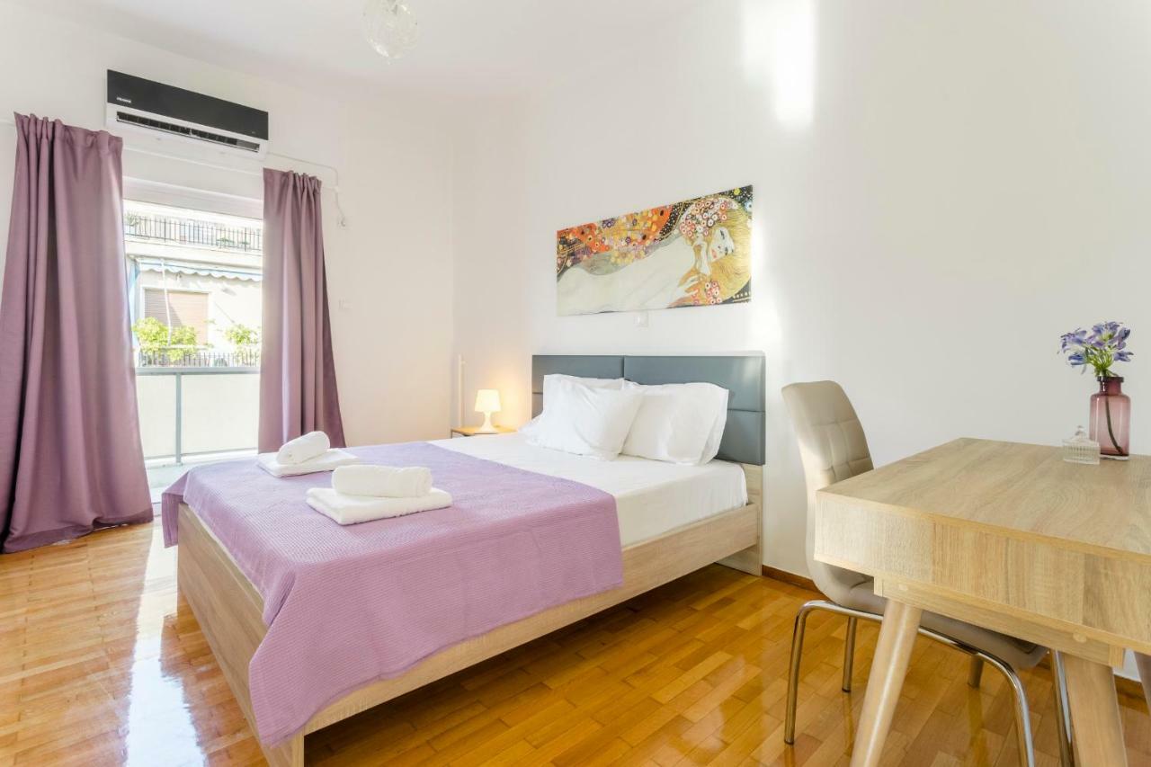 Bright 2 Bedrooms Apt. In The Heart Of Athens W Stunning Views To Acropolis Buitenkant foto